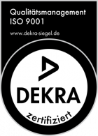 ISO 9001 zertifiziert von der DEKRA