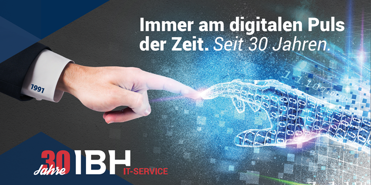 Die IBH IT-Service Gmbh feiert 2021 das 30-jährige Firmenjubiläum.