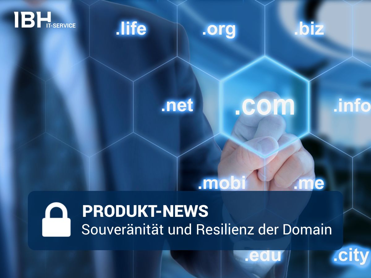 Hand die auf verschiedene Domains zeigt