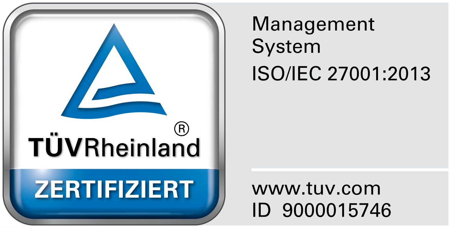 Die IBH IT-Service GmbH ist nach der ISO/IEC 27001:2013 vom TÜV Rheinland zertifiziert.